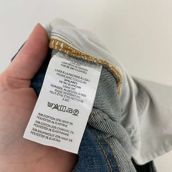 Anthropologie Pilcro The Leni Mid Rise Tapered Barrel Jeans Size 29 - Picture 4 of 7